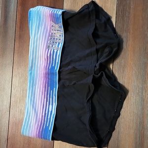 Pink woman yoga shorts.